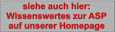 siehe auch hier:Wissenswertes zur ASPauf unserer Homepage