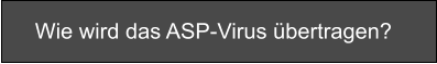 Wie wird das ASP-Virus übertragen?